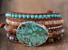 Natural Ocean Stone Bracelet