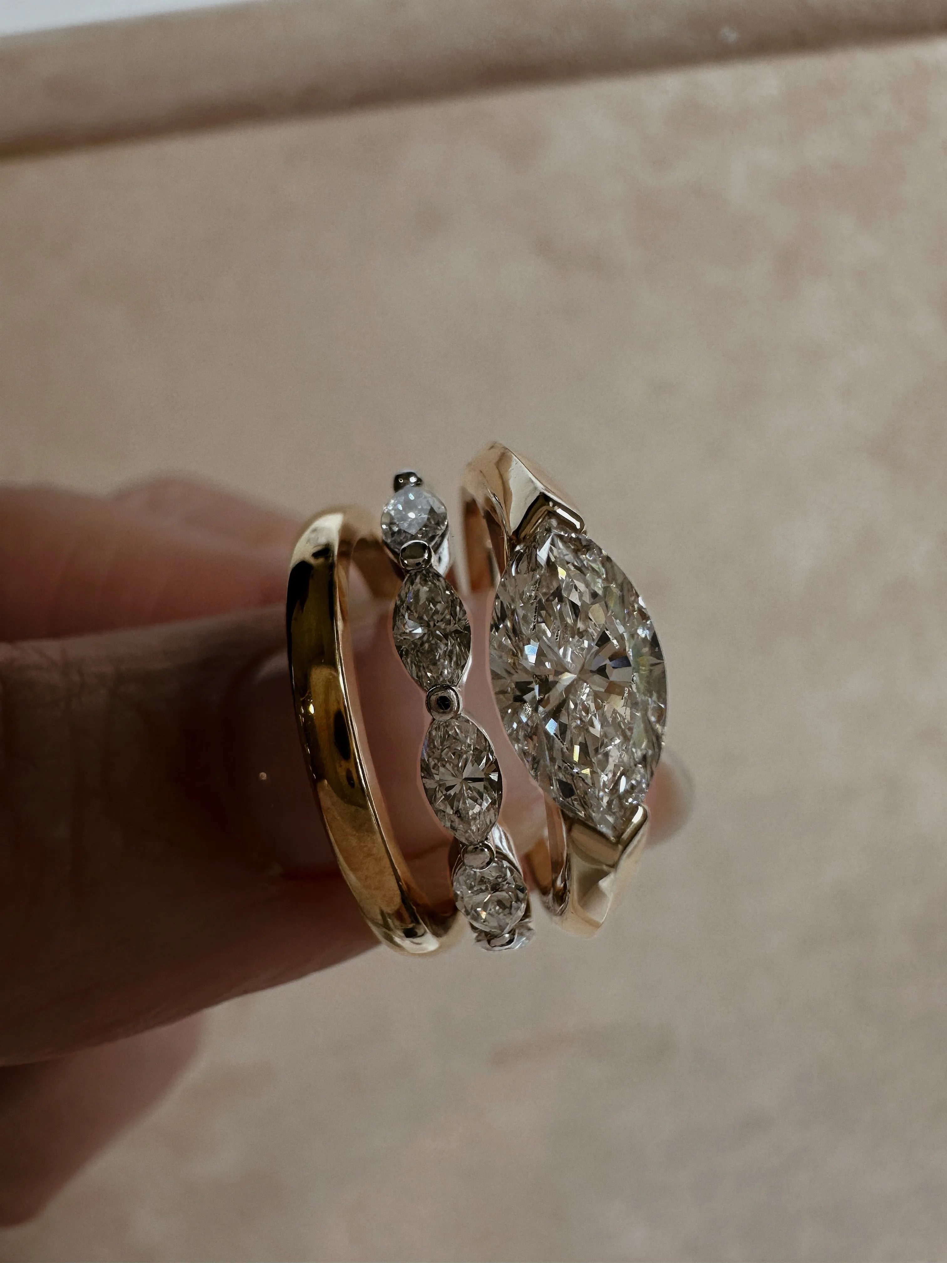 Nautilus Marquise Band | Halfway Diamond