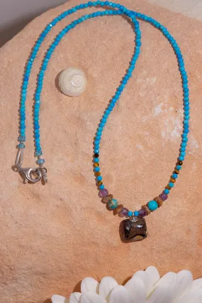 Necklace Australian Opal Tiny Oasis Two