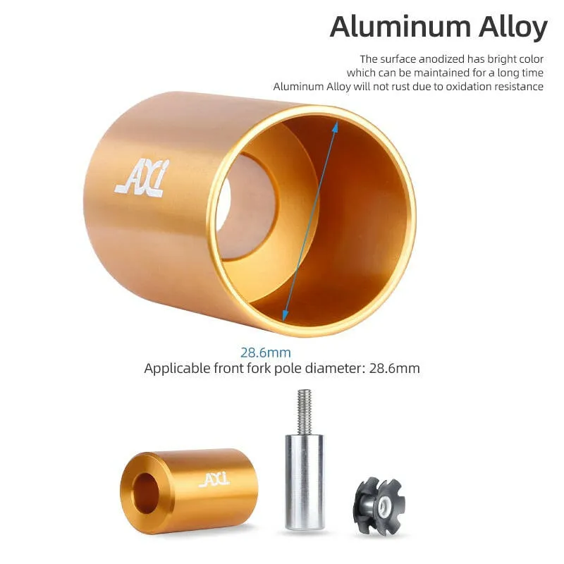 New Bicycle Front Fork Headset Star Nut Installer Tool Mounting Sleeve Tools For 28.6mm MTB Road Bike Fork Steerer Driver Tools