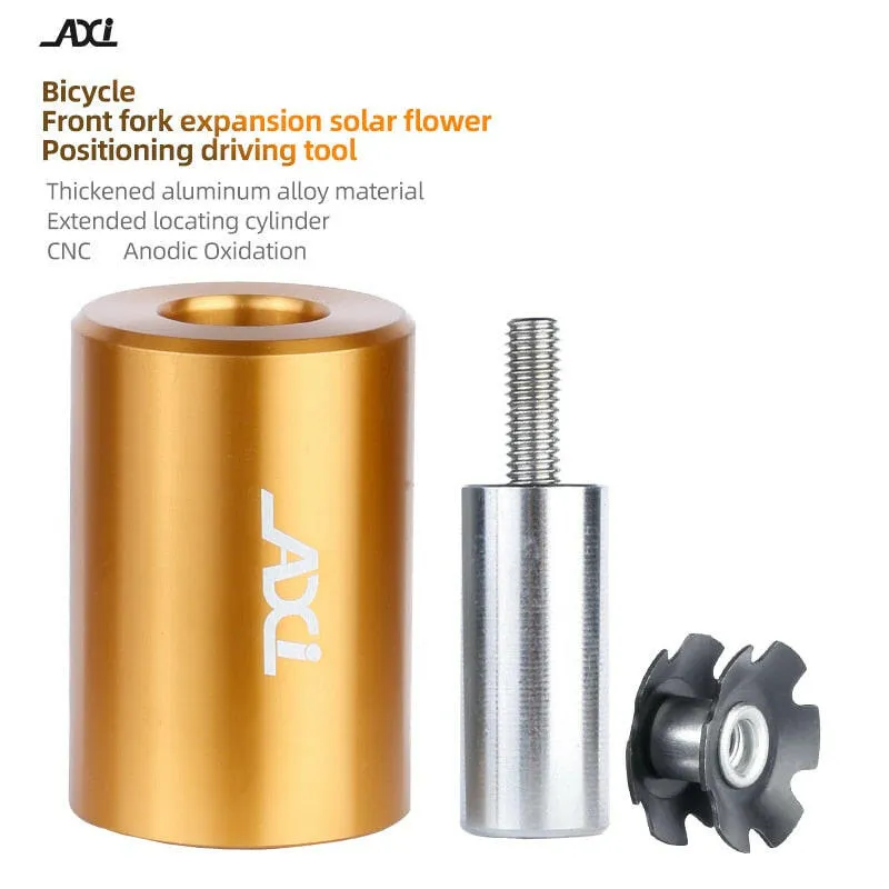 New Bicycle Front Fork Headset Star Nut Installer Tool Mounting Sleeve Tools For 28.6mm MTB Road Bike Fork Steerer Driver Tools