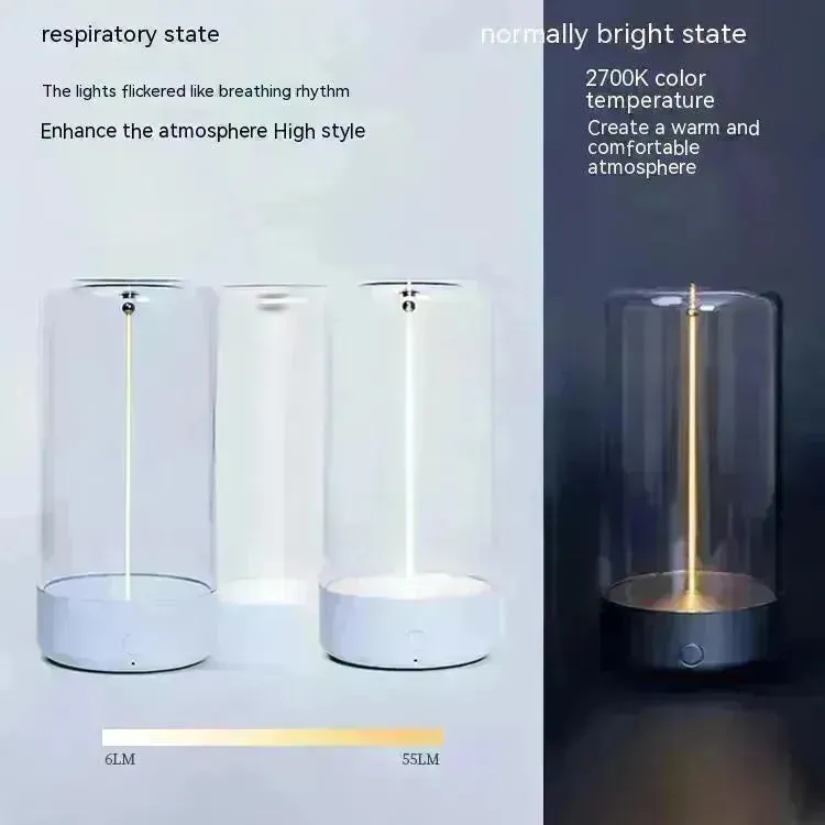 New LED Camping Light Type-c Rechargeable Portable Night Light With High Transparency And Anti Drop Creative Atmosphere Light