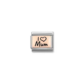 Nomination Classic I Love Mum Link