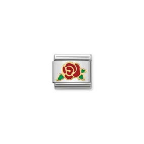 Nomination Classic Red Rose Charm