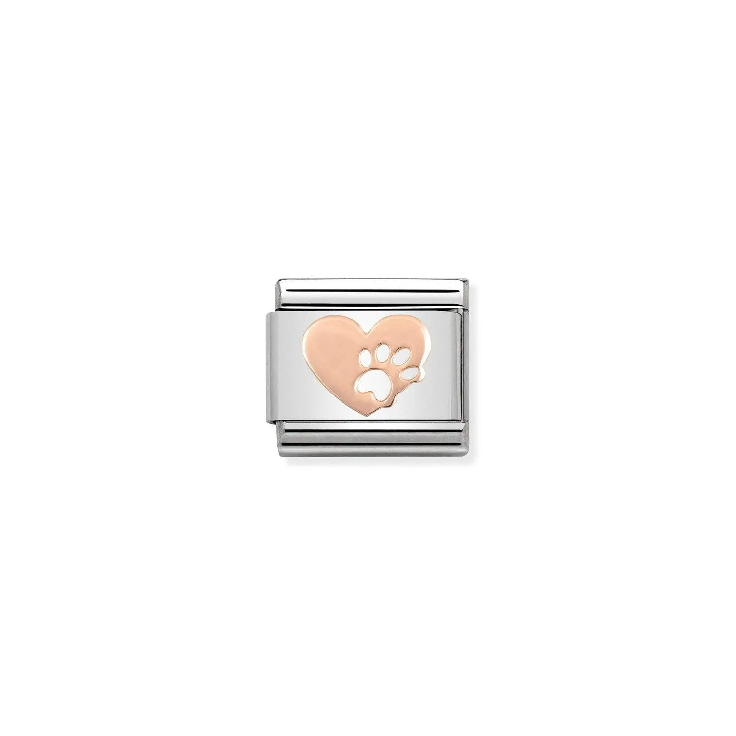 Nomination Classic Rose Gold Paw Prints Charm