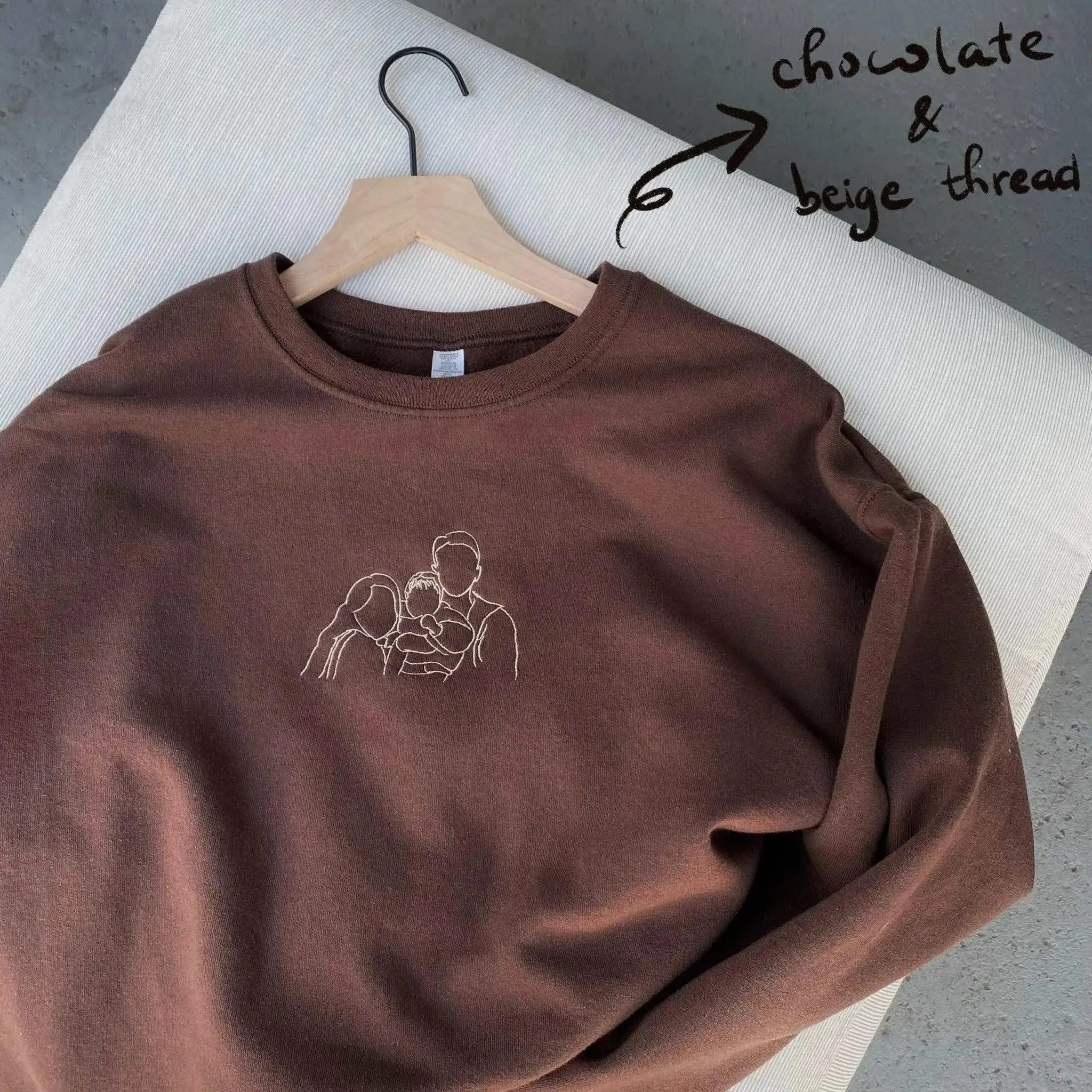 Outline Portrait Sweatshirt