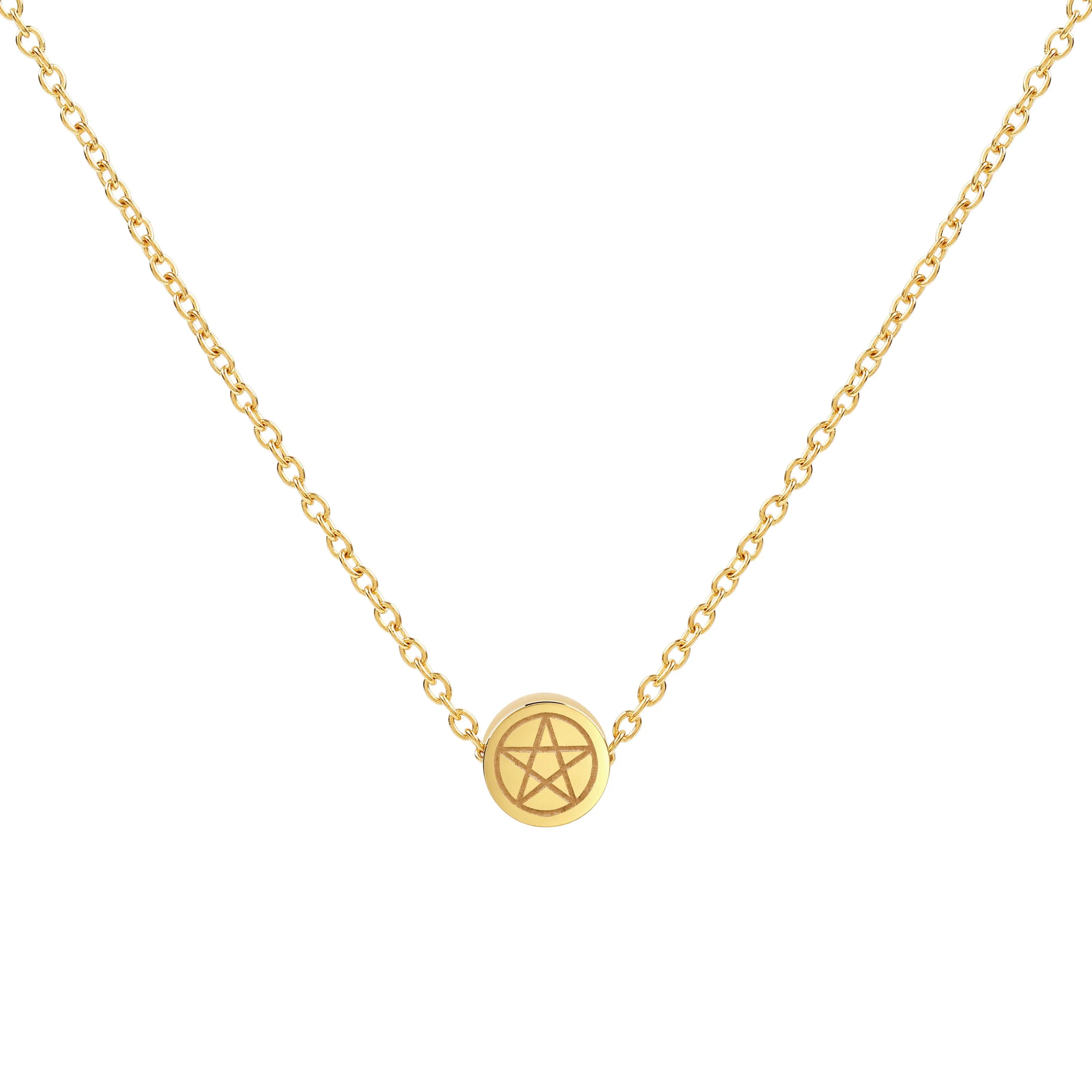 Pentacle Mini Pendant Necklace