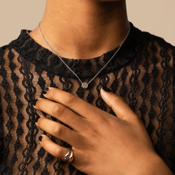 Pentacle Mini Pendant Necklace