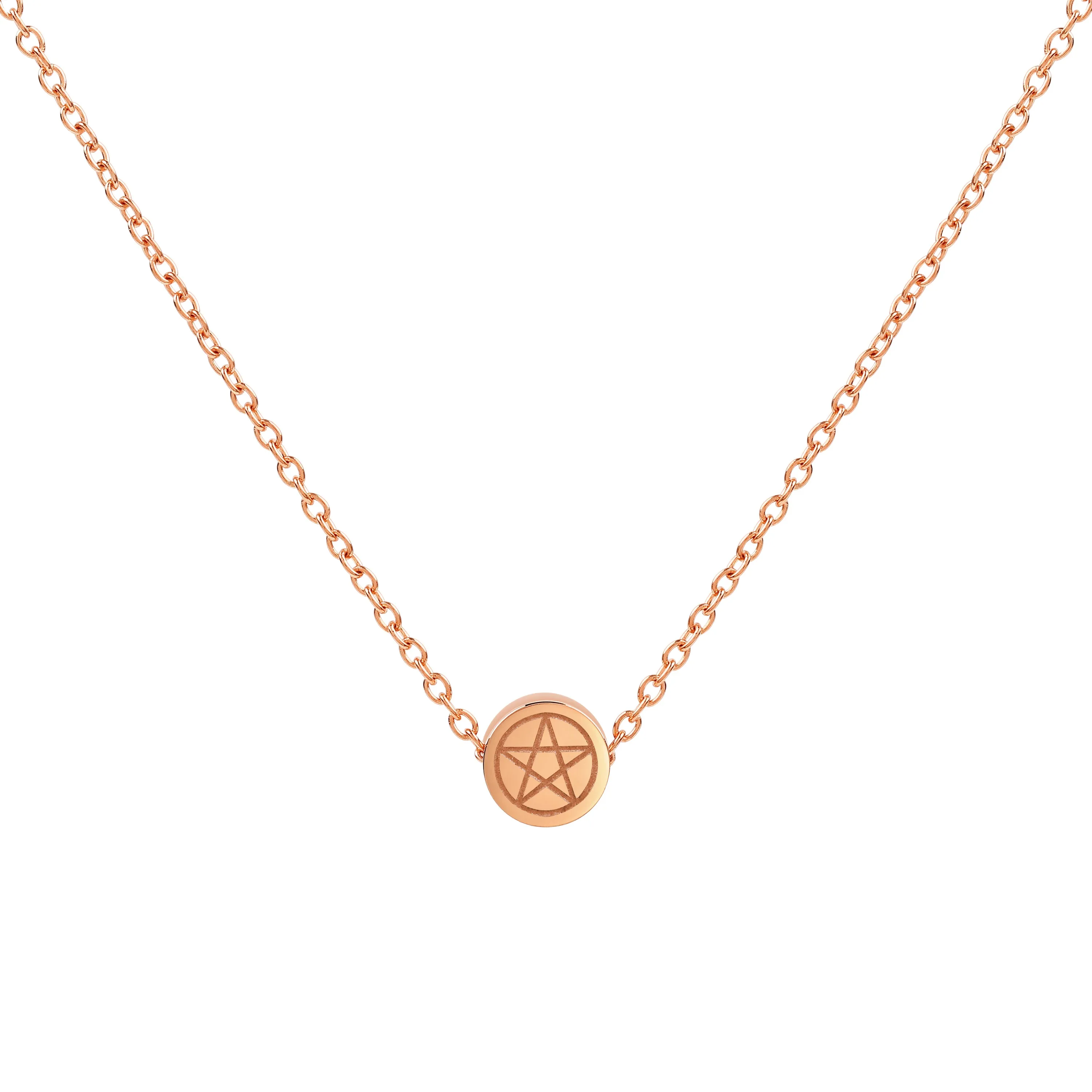 Pentacle Mini Pendant Necklace