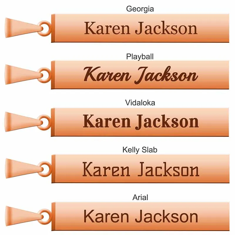 Personalized Bar Necklace,Custom Chain,Custom Word Necklace,Engraved  3D Bar Necklace,Rose Gold