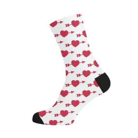 Personalized Heartbeat Socks, Custom Romantic Valentine's Gift for Couples