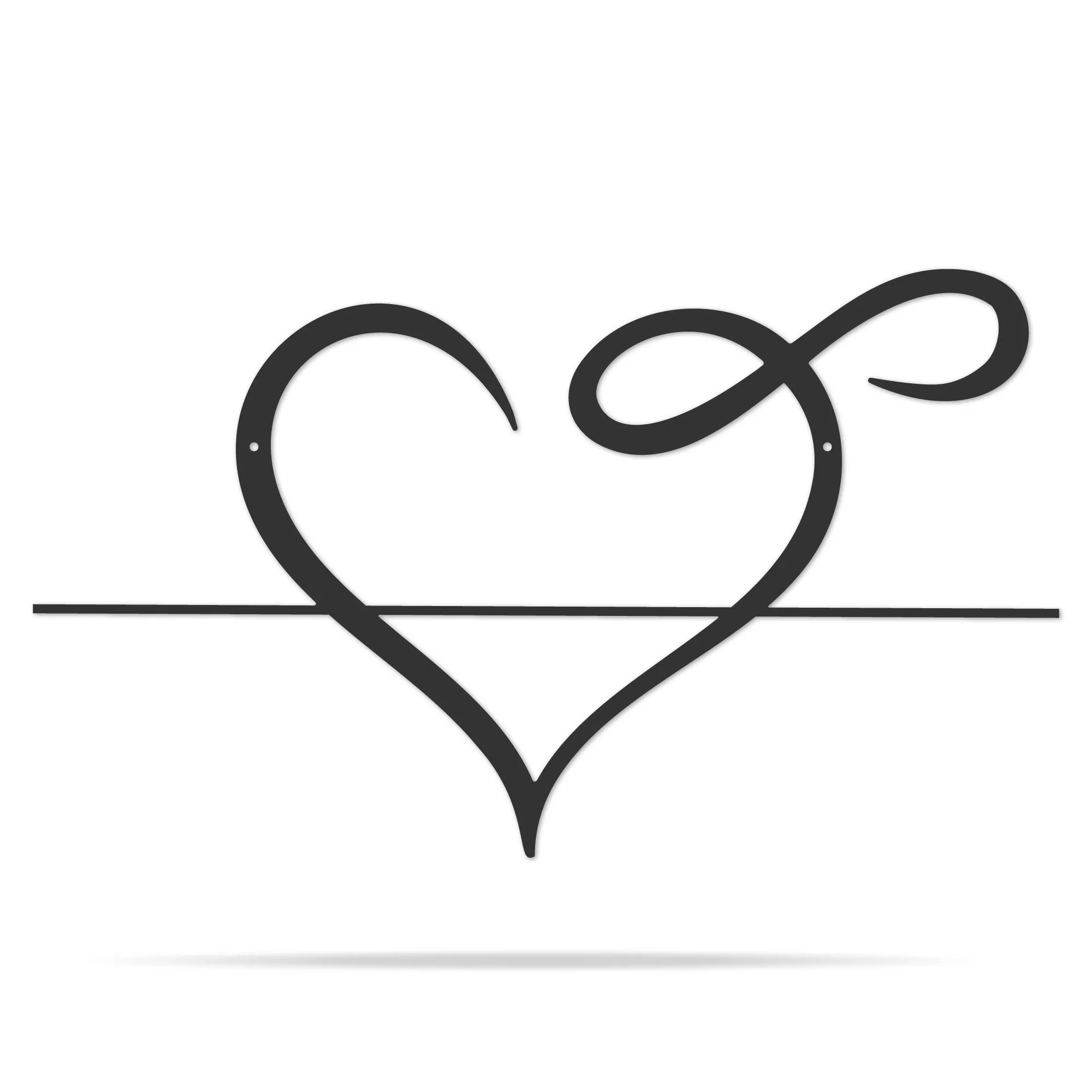 Personalized Infinity Heart Monogram