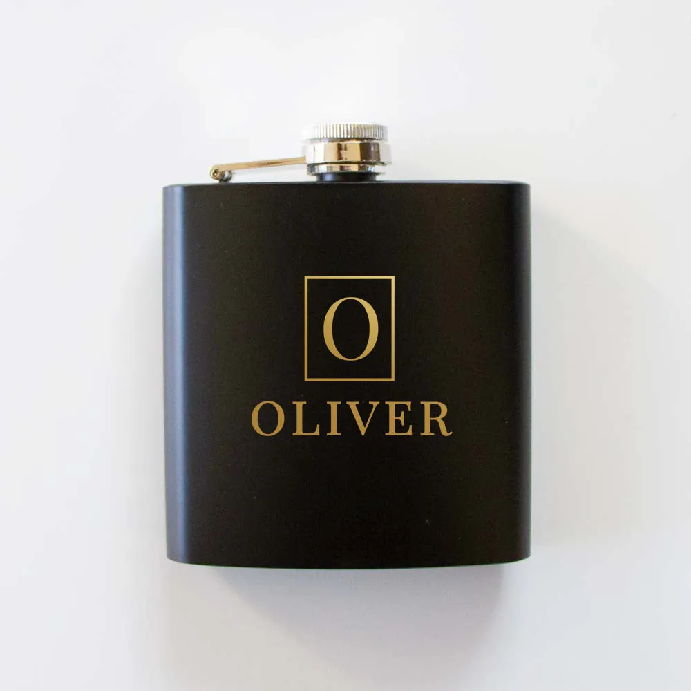 Personalized Initial Flask