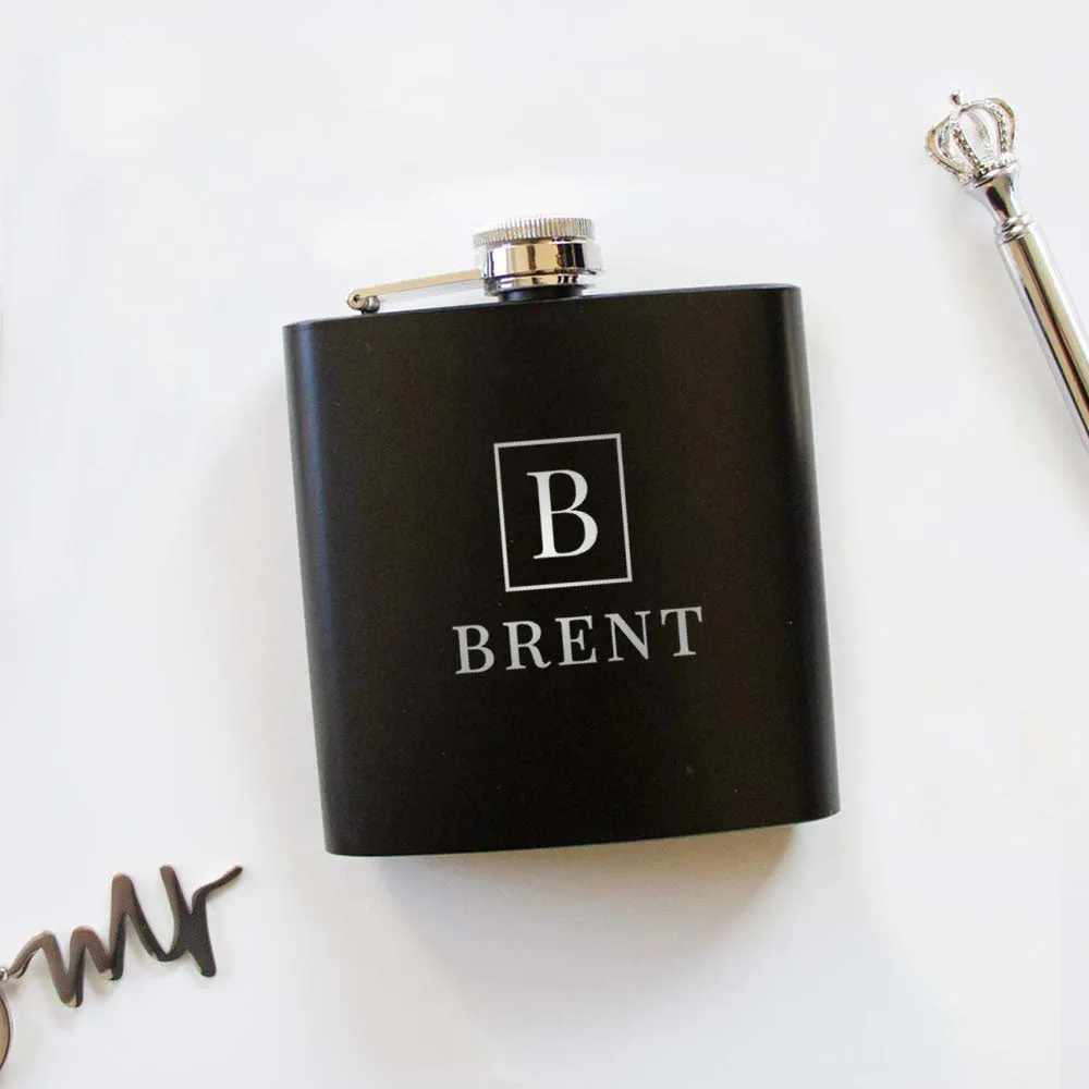 Personalized Initial Flask