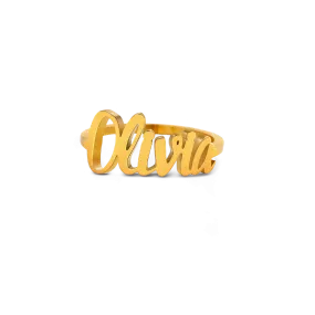 Personalized Nameplate Ring