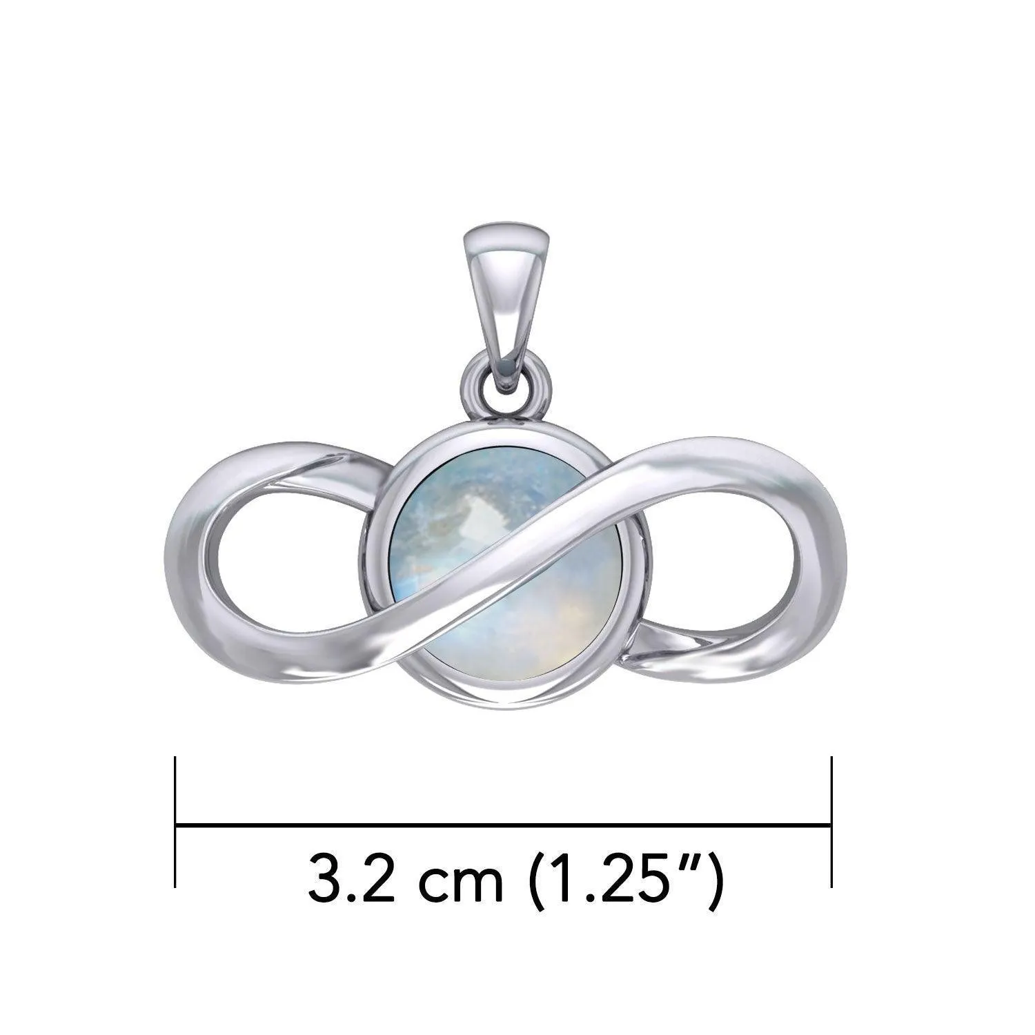 Peter Stone Eternal Silver Pendant with Gemstone TPD6175