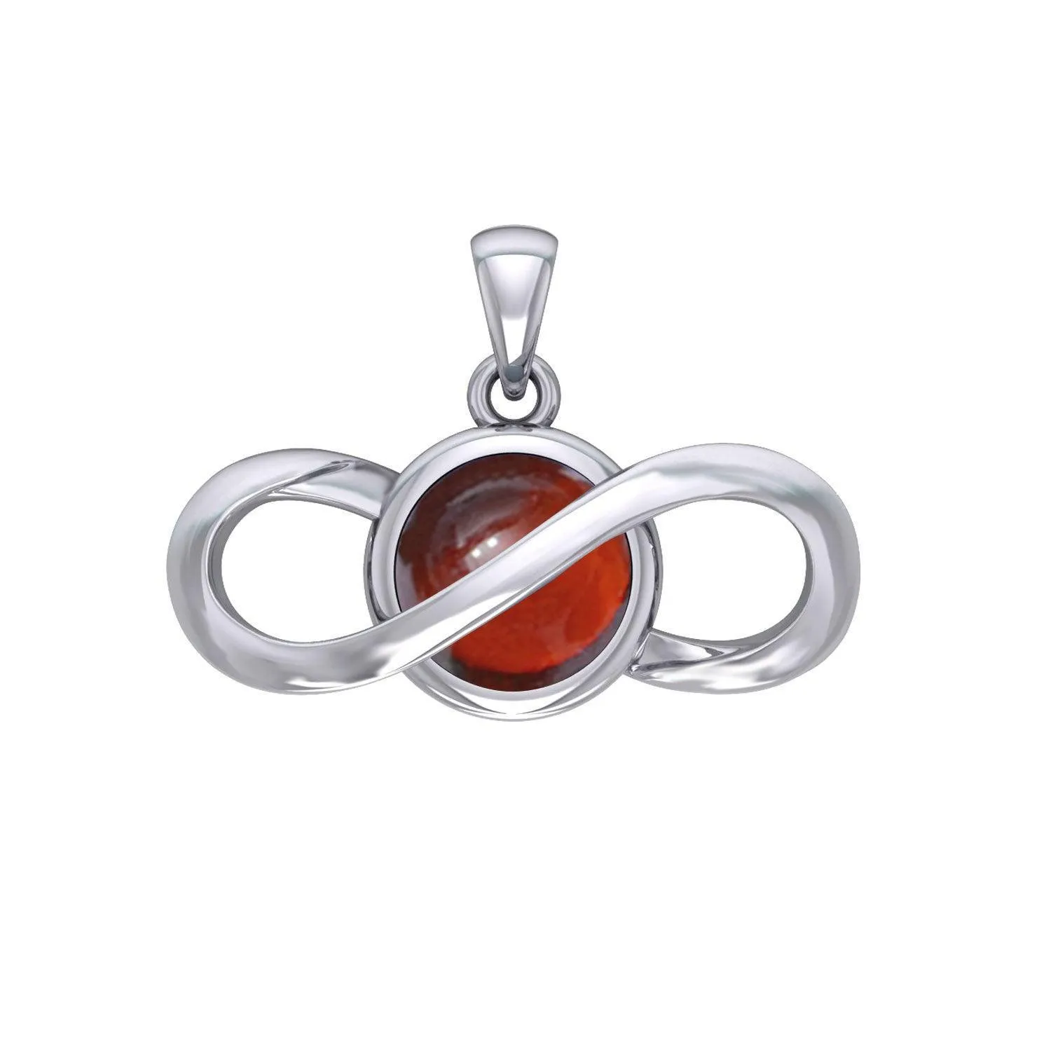 Peter Stone Eternal Silver Pendant with Gemstone TPD6175