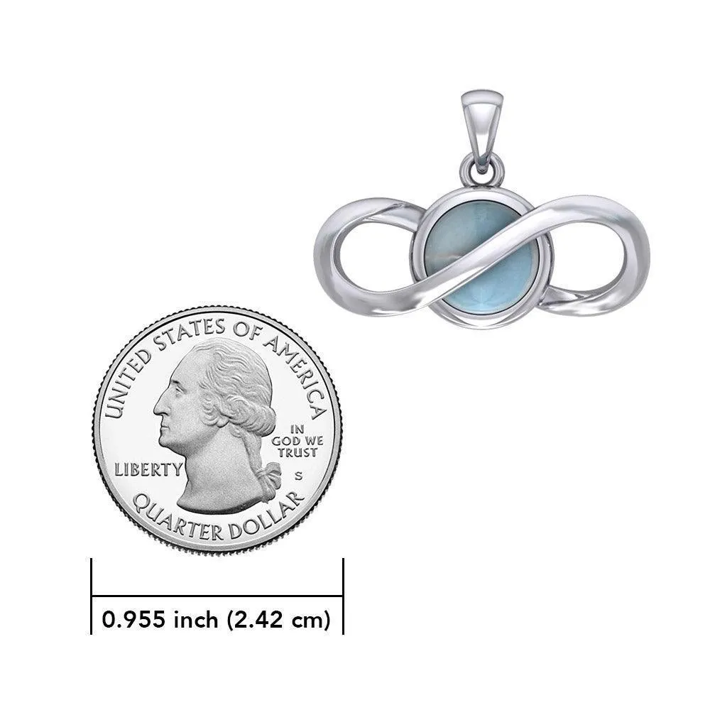 Peter Stone Eternal Silver Pendant with Gemstone TPD6175