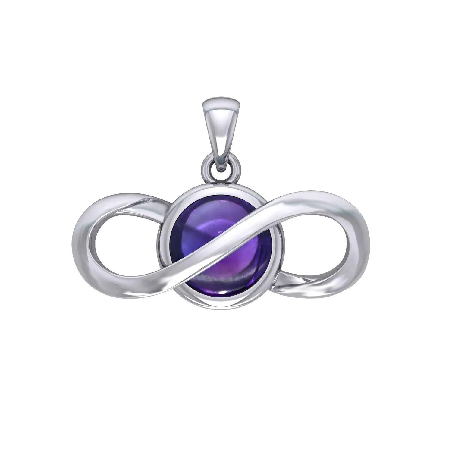 Peter Stone Eternal Silver Pendant with Gemstone TPD6175