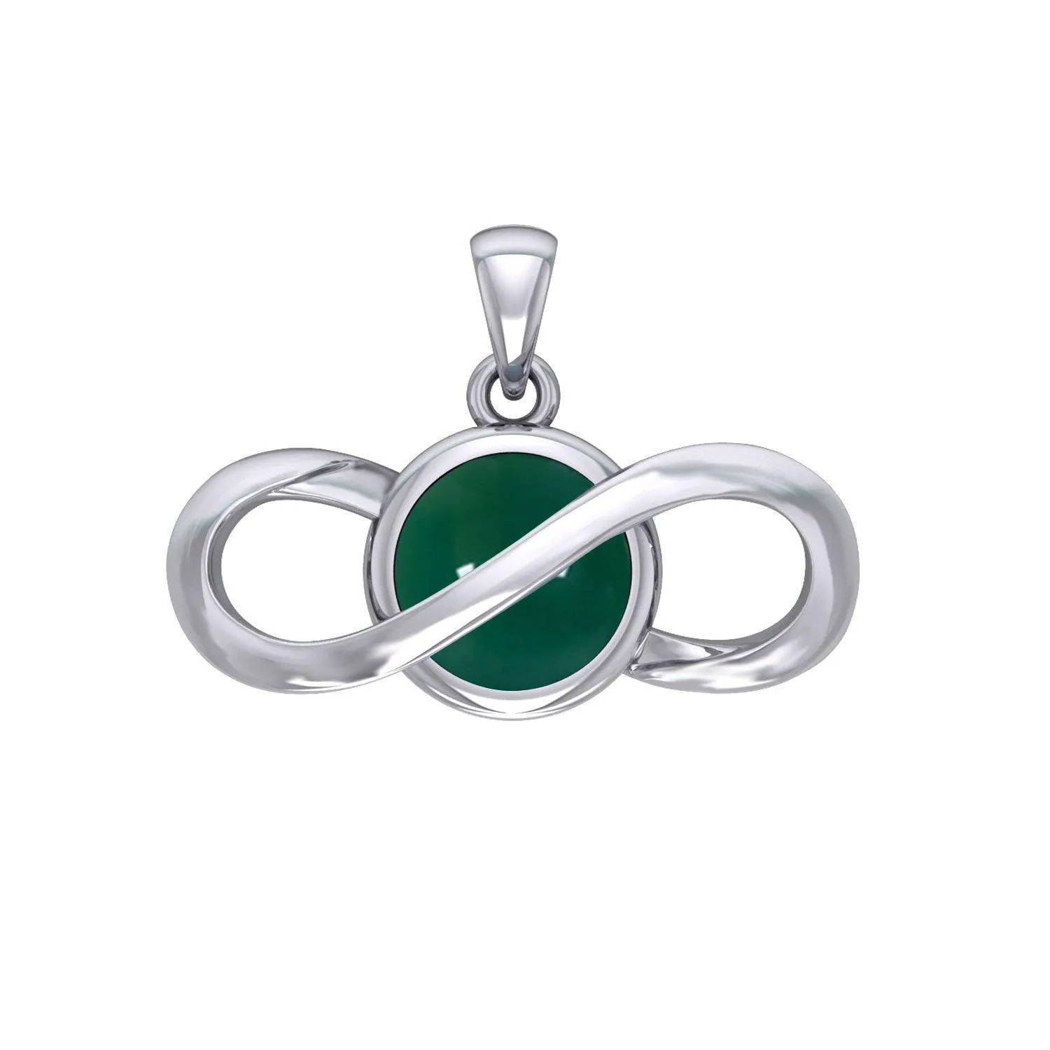 Peter Stone Eternal Silver Pendant with Gemstone TPD6175