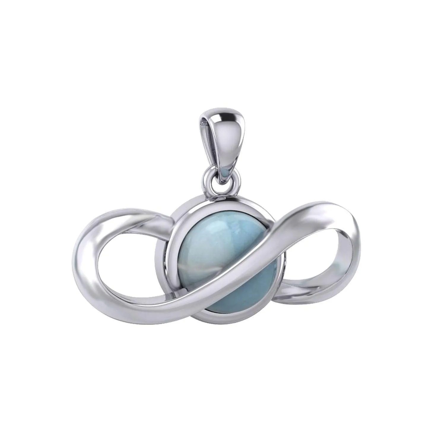 Peter Stone Eternal Silver Pendant with Gemstone TPD6175