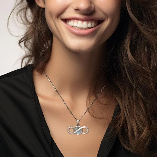 Peter Stone Eternal Silver Pendant with Gemstone TPD6175