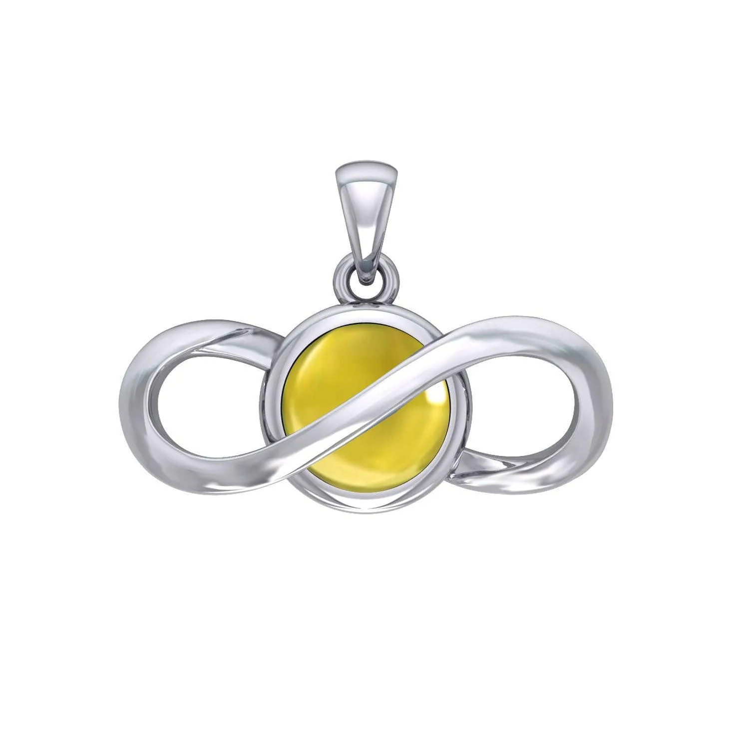 Peter Stone Eternal Silver Pendant with Gemstone TPD6175