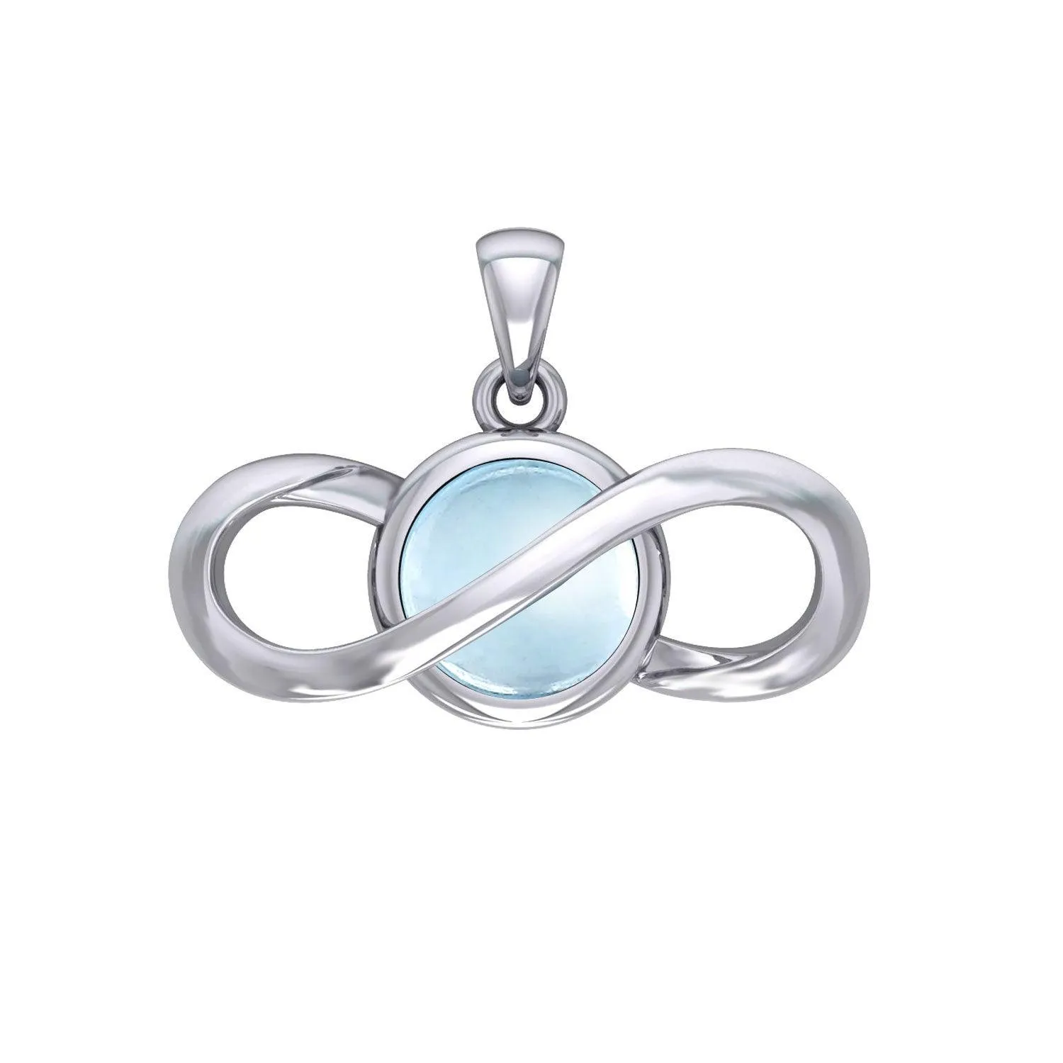 Peter Stone Eternal Silver Pendant with Gemstone TPD6175