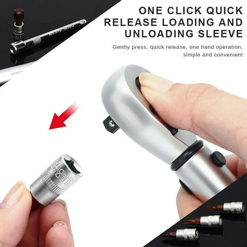 RIDERACE Bicycle Torque Wrench Set 15Pcs 1/4" 2-24Nm Dual Direction Bike Allen Key Tool Socket Spanner Pro Motorcycle Repair Kit