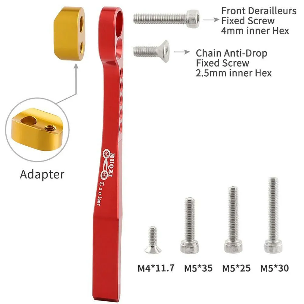 Road Bike Chain Catcher Drop Aluminum Alloy Keeper Bicycle Chain Stabilizer Anti-Drop Chain Guide