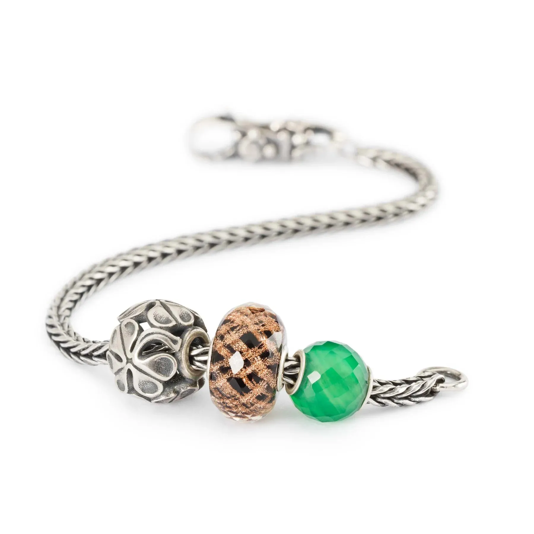 Round Green Onyx Facet Bead