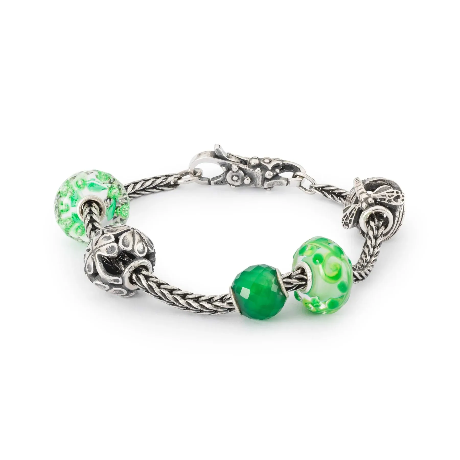 Round Green Onyx Facet Bead