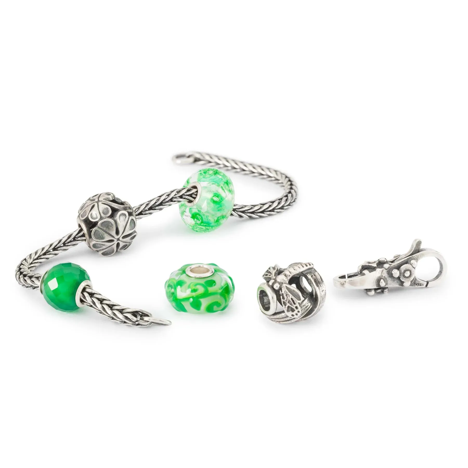Round Green Onyx Facet Bead