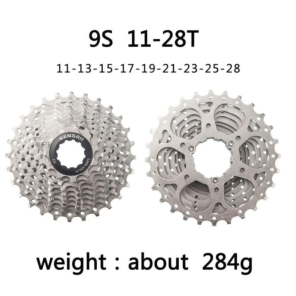 SENSAH 8/9/10/11 Speed Road Bike Cassette 11V 23T/25T/28T/30T/32T/34T/36T Bicycle Freewheel K7 10S Flywheel for HG Hub