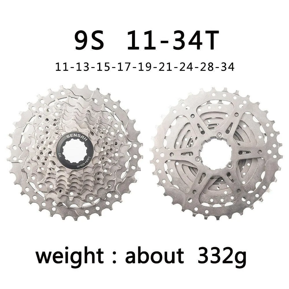 SENSAH 8/9/10/11 Speed Road Bike Cassette 11V 23T/25T/28T/30T/32T/34T/36T Bicycle Freewheel K7 10S Flywheel for HG Hub