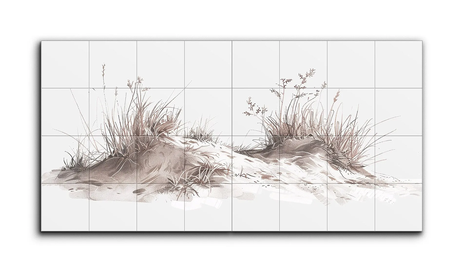 Serene Earth: Autumnal Flora Diptych