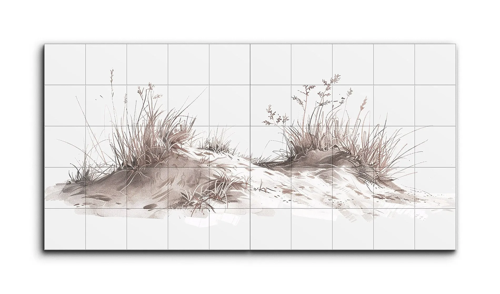 Serene Earth: Autumnal Flora Diptych