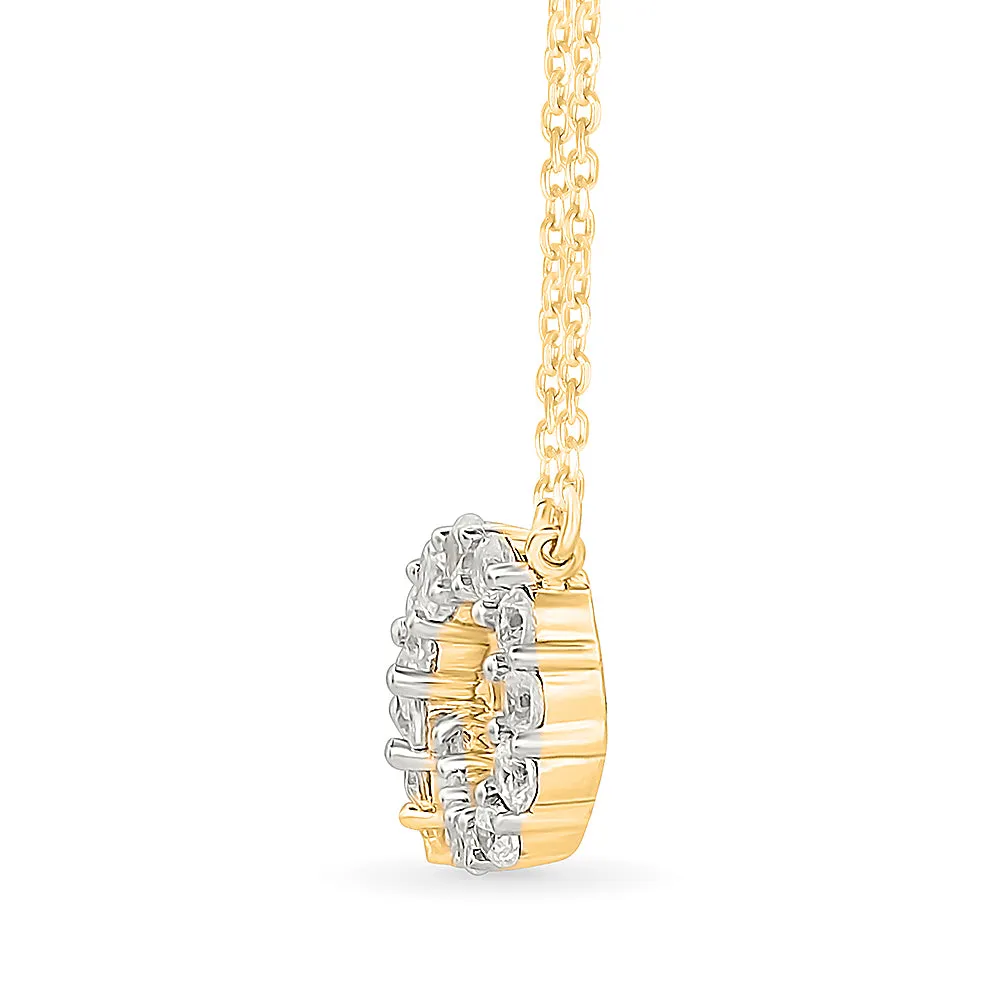 Sign Diamond Necklace