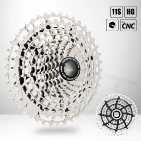 SPEDAO MTB Bicycle Cassette Steel 11s 11-42T 11 Speed Bike Freeewheel Super Light CNC Made 319g For HG Freehub Flywheel Parts