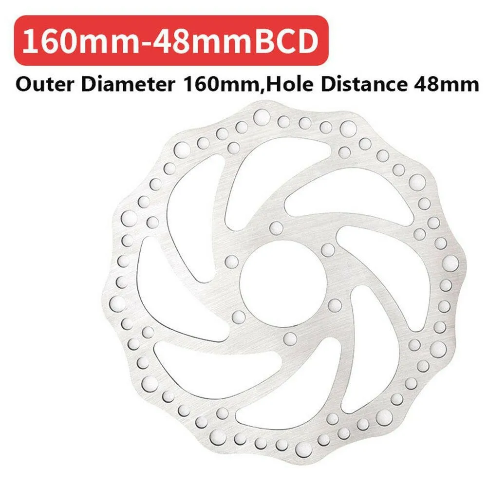 Stainless Steel Rotor Disc Brake 203mm/180mm/160mm/140mm 6 Inches For MTB Mountain Road Cruiser Bike Bicycle Parts
