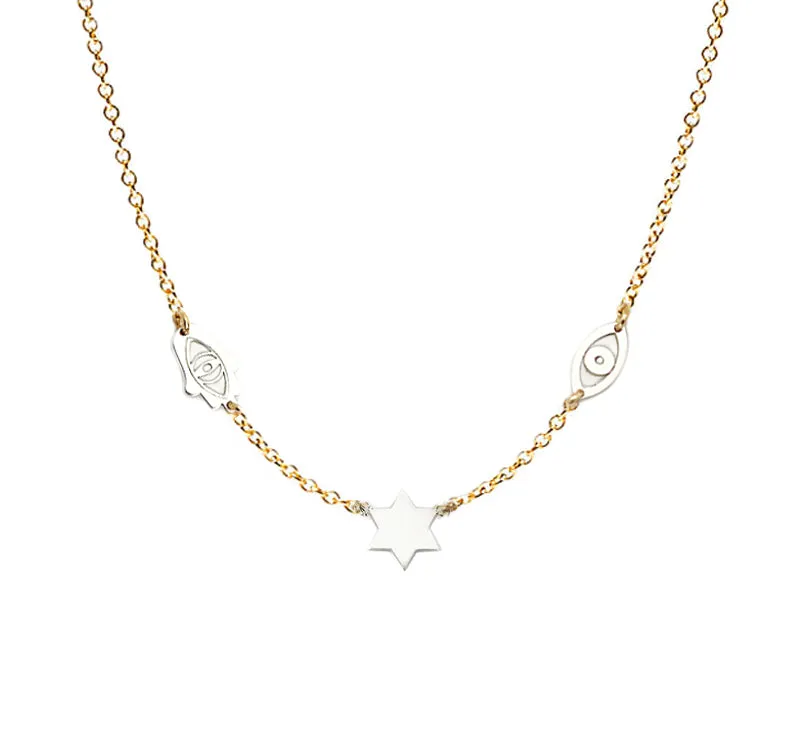 Star of David Good Luck Necklace