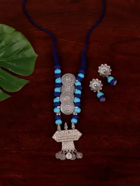 Statement Traditional Coin Necklace & Earrings Set