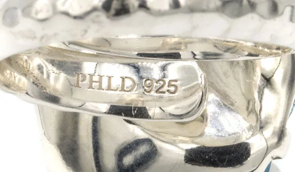 Sterling Silver Drusy Adjustable Ring