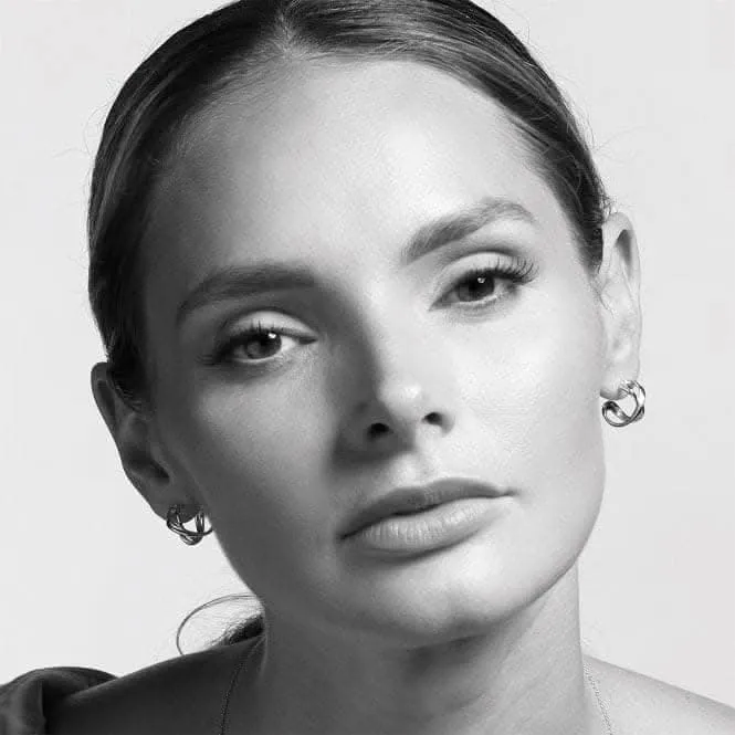Sterling Silver Infinity Hoop Earrings 41162RP