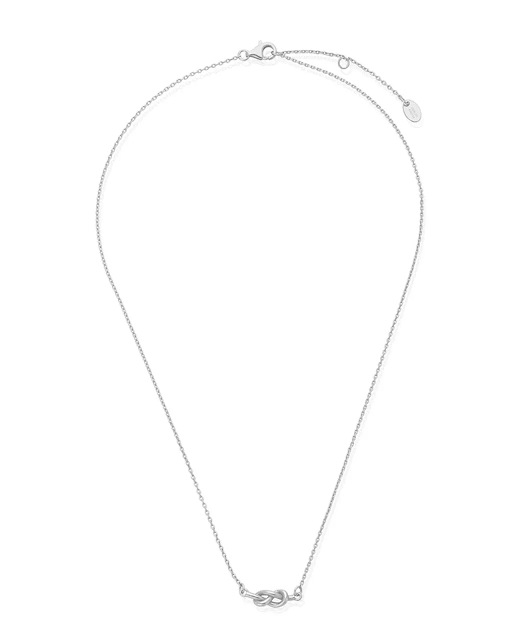 Sterling Silver Infinity Love Knot Necklace