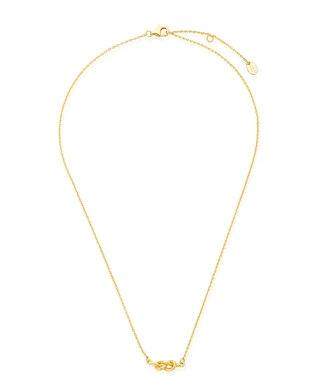Sterling Silver Infinity Love Knot Necklace