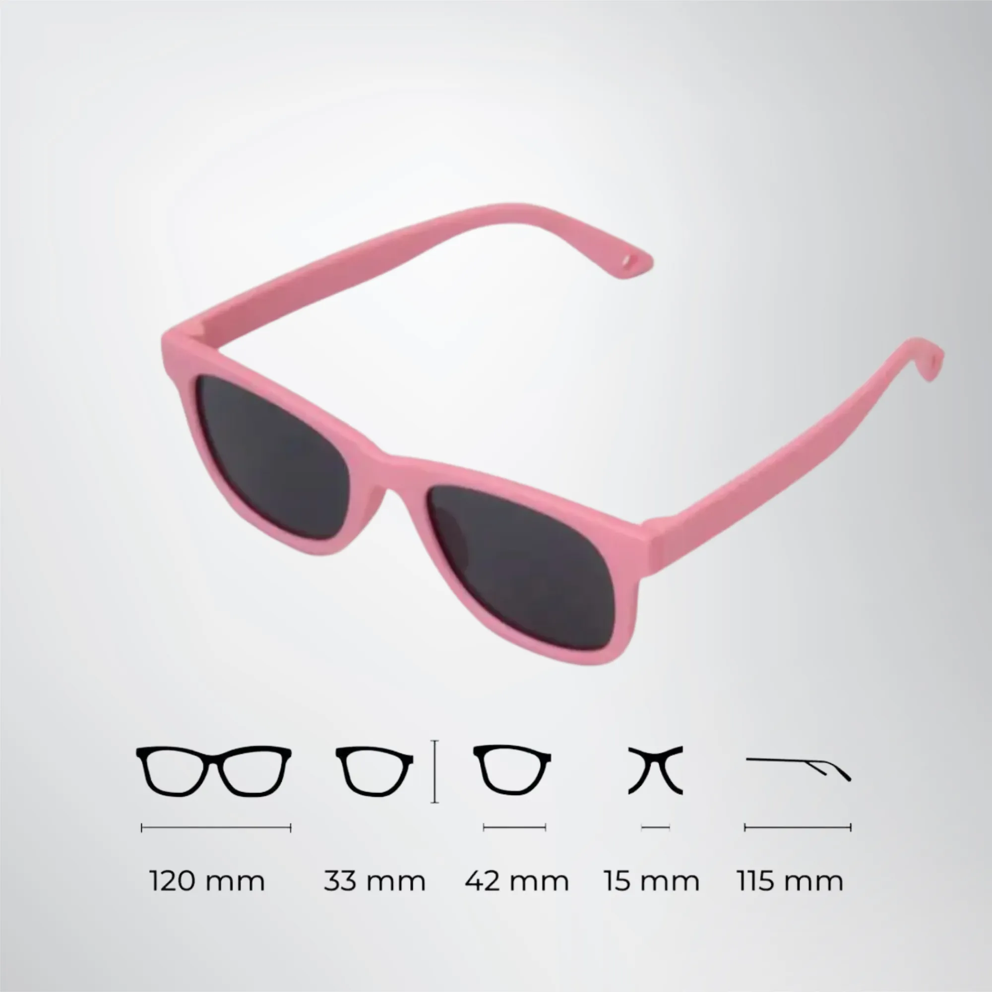 Sun Seekers Baby Sunglasses - Unisex - Pink
