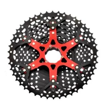 SUNSHINE Black Bicycle Freewheel MTB Bike Cassette K7 8/9/10/11/12 Speed SHIMANO HG Structure Specification for SHIMANO SRAM