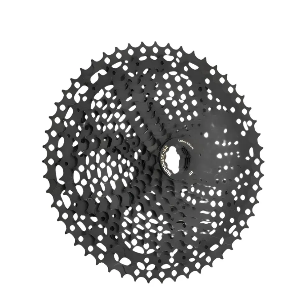 SUNSHINE Black Bicycle Freewheel MTB Bike Cassette K7 8/9/10/11/12 Speed SHIMANO HG Structure Specification for SHIMANO SRAM
