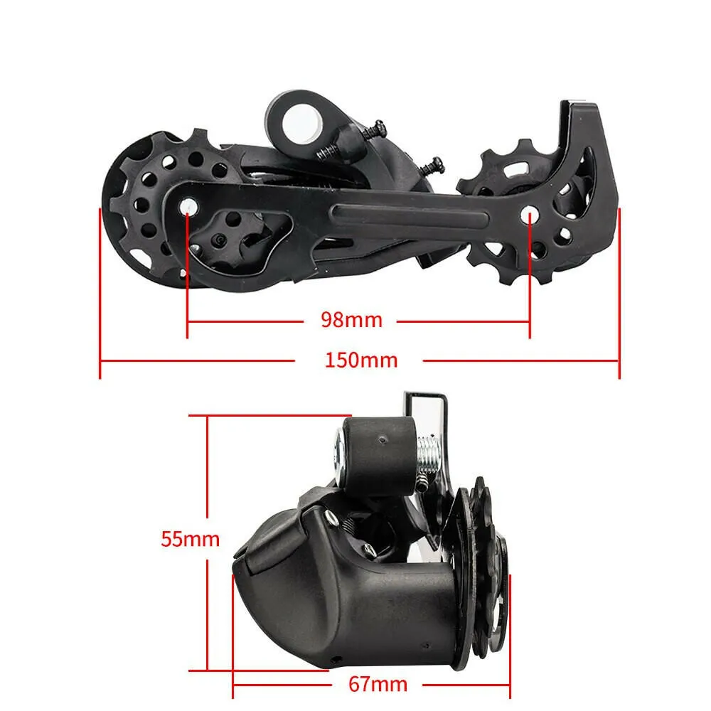 SUNSHINE MTB 11 Speed Groupset Bicycle K7 Cassette HG Hub Gear 11V Chain 1X11S Mountain Bike Shifter Rear Derailleur Long Cage